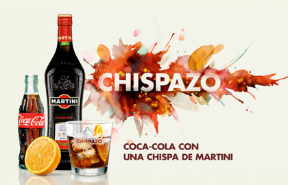 Lo nuevo de Martini y Cocacola: Chispazo